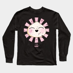 Happy Bao Bun Retro Japanese Long Sleeve T-Shirt